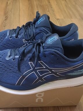 ASICS Navy Blue Men's Athletic Running Shoes